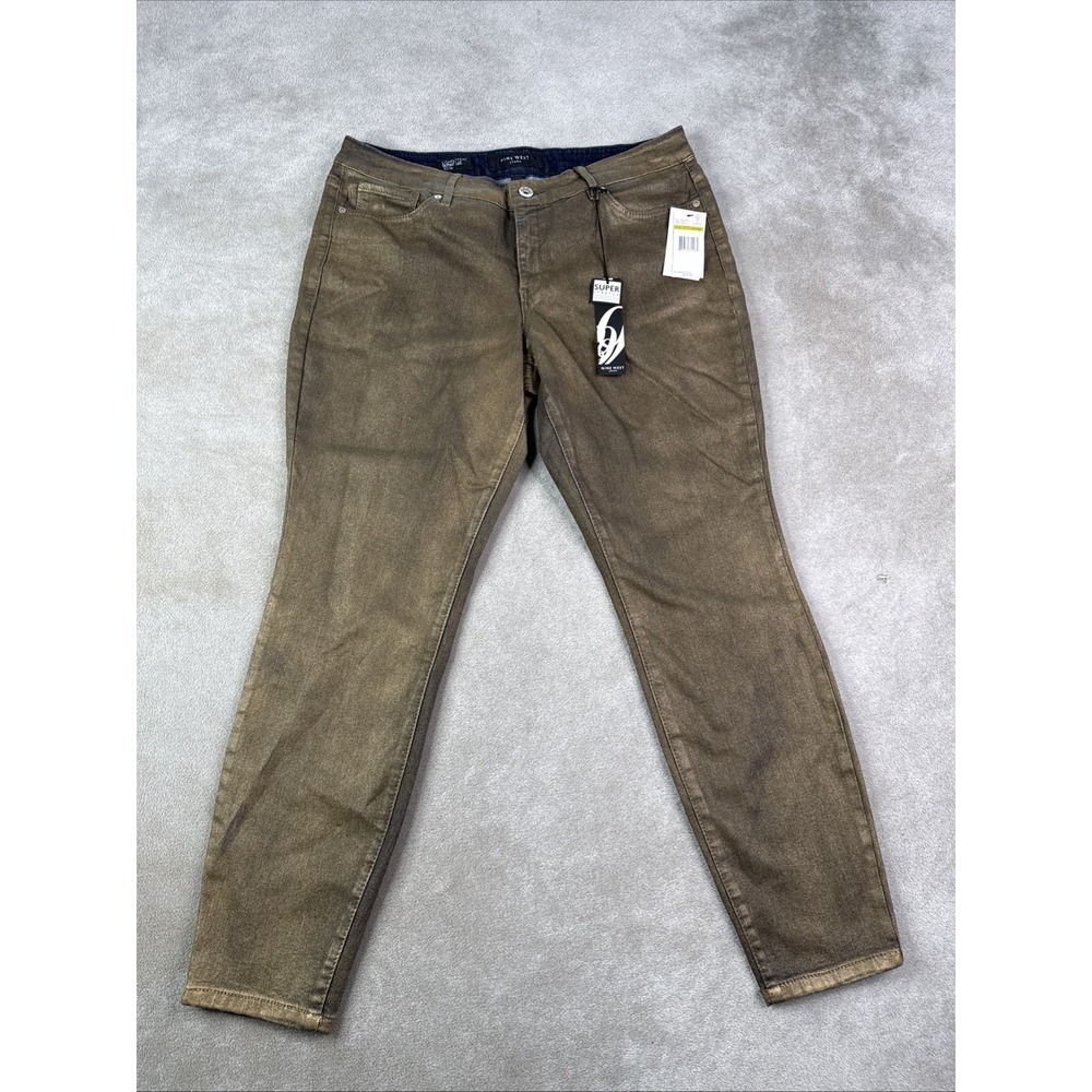Nine West Jeans Cigarette Skinny Leg Jeans Womens Size 14/32 NEW